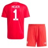 Maglia FC Bayern Monaco Neuer 1 Portiere Bambino 2025-26 Rossa Maglia FC Bayern Monaco Neuer 1 Portiere Bambino 2025-26 Rossa